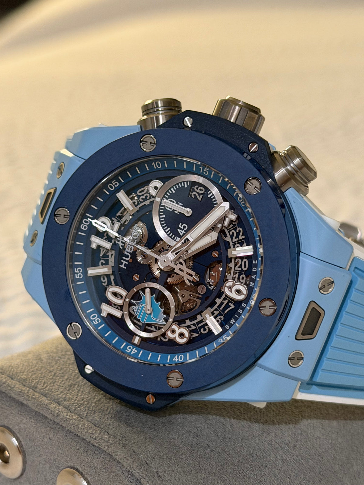 Hublot Big Bang Unico Blue Ceramic Caribbean