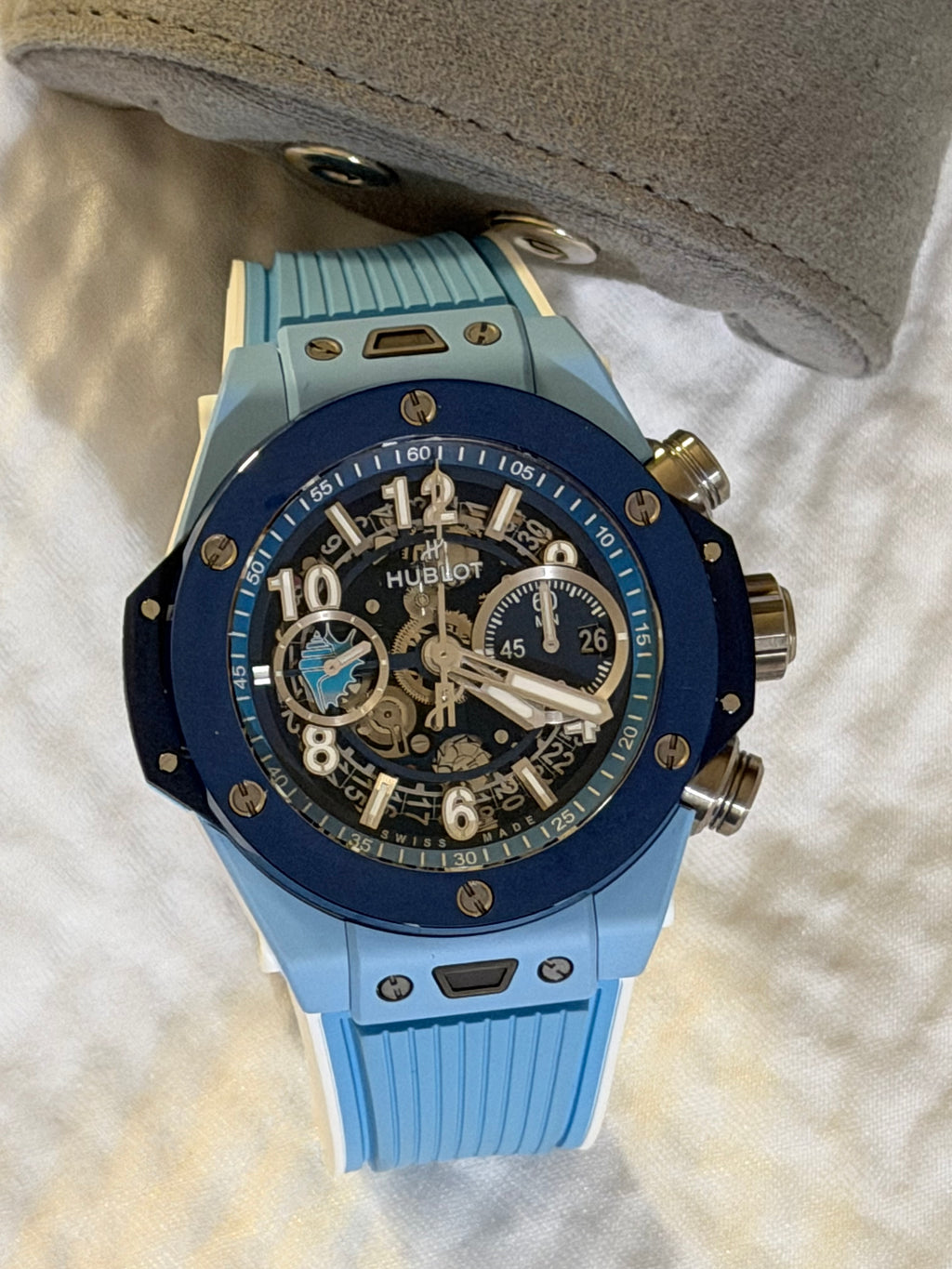 Hublot Big Bang Unico Blue Ceramic Caribbean