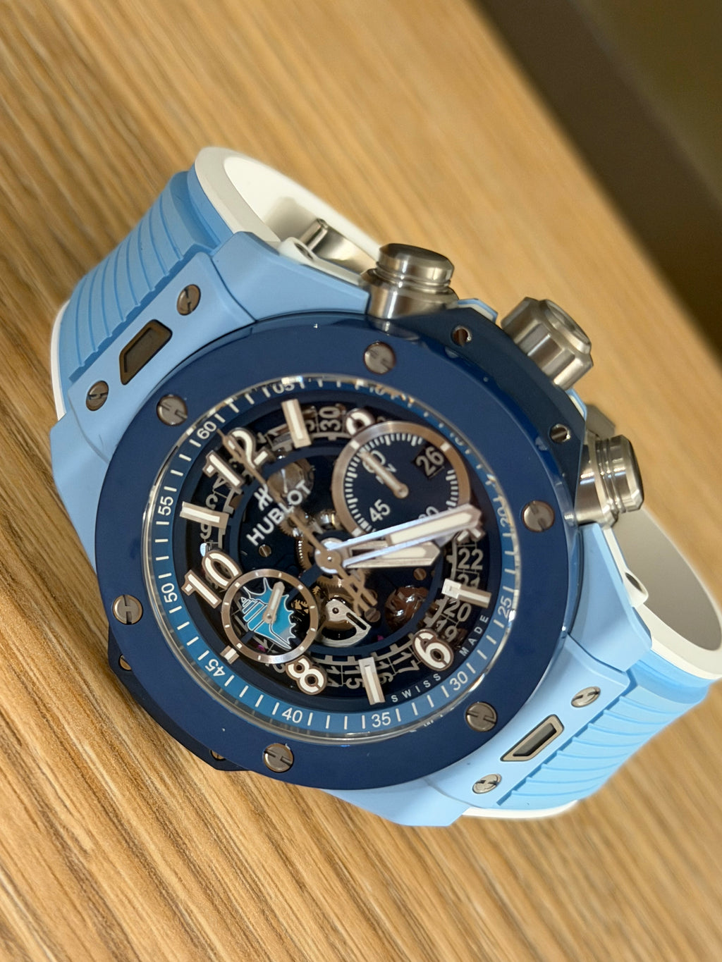 Hublot Big Bang Unico Blue Ceramic Caribbean