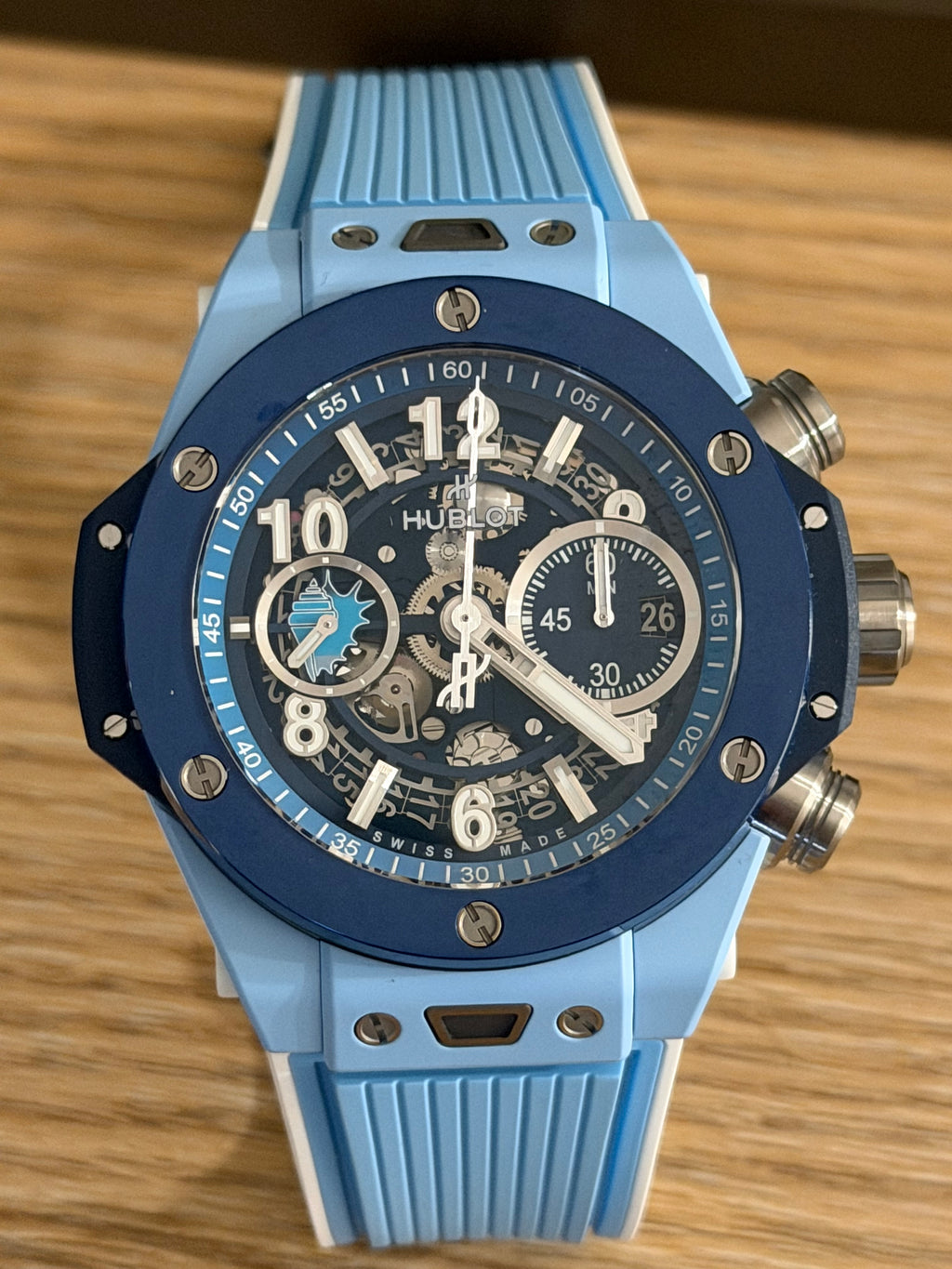 Hublot Big Bang Unico Blue Ceramic Caribbean