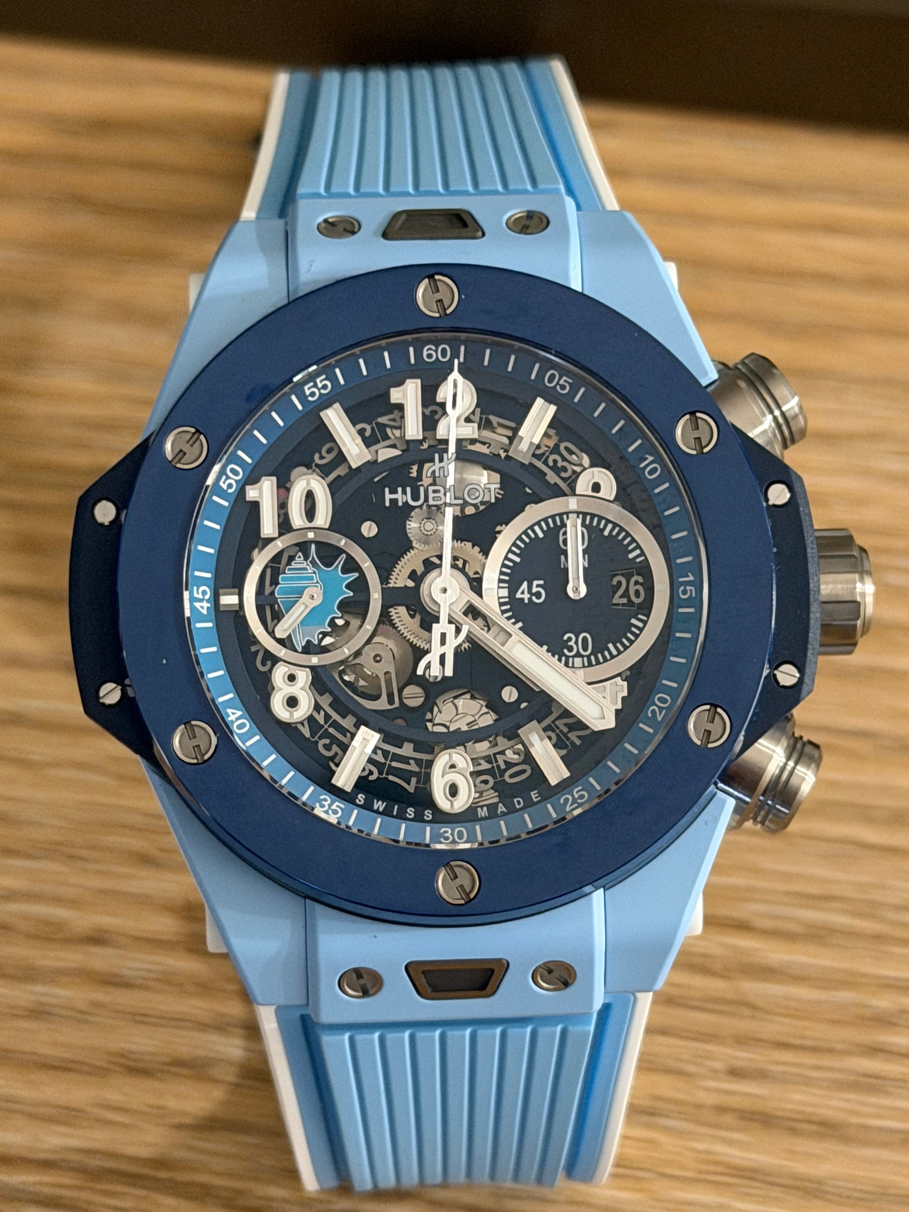 Hublot Big Bang Unico Blue Ceramic Caribbean