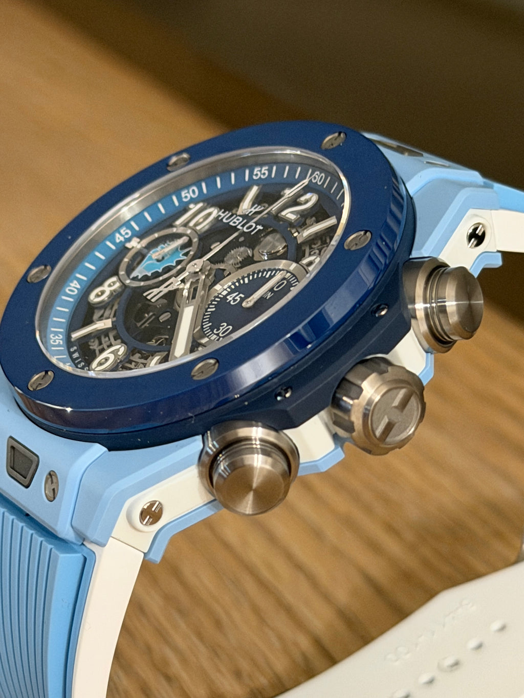 Hublot Big Bang Unico Blue Ceramic Caribbean