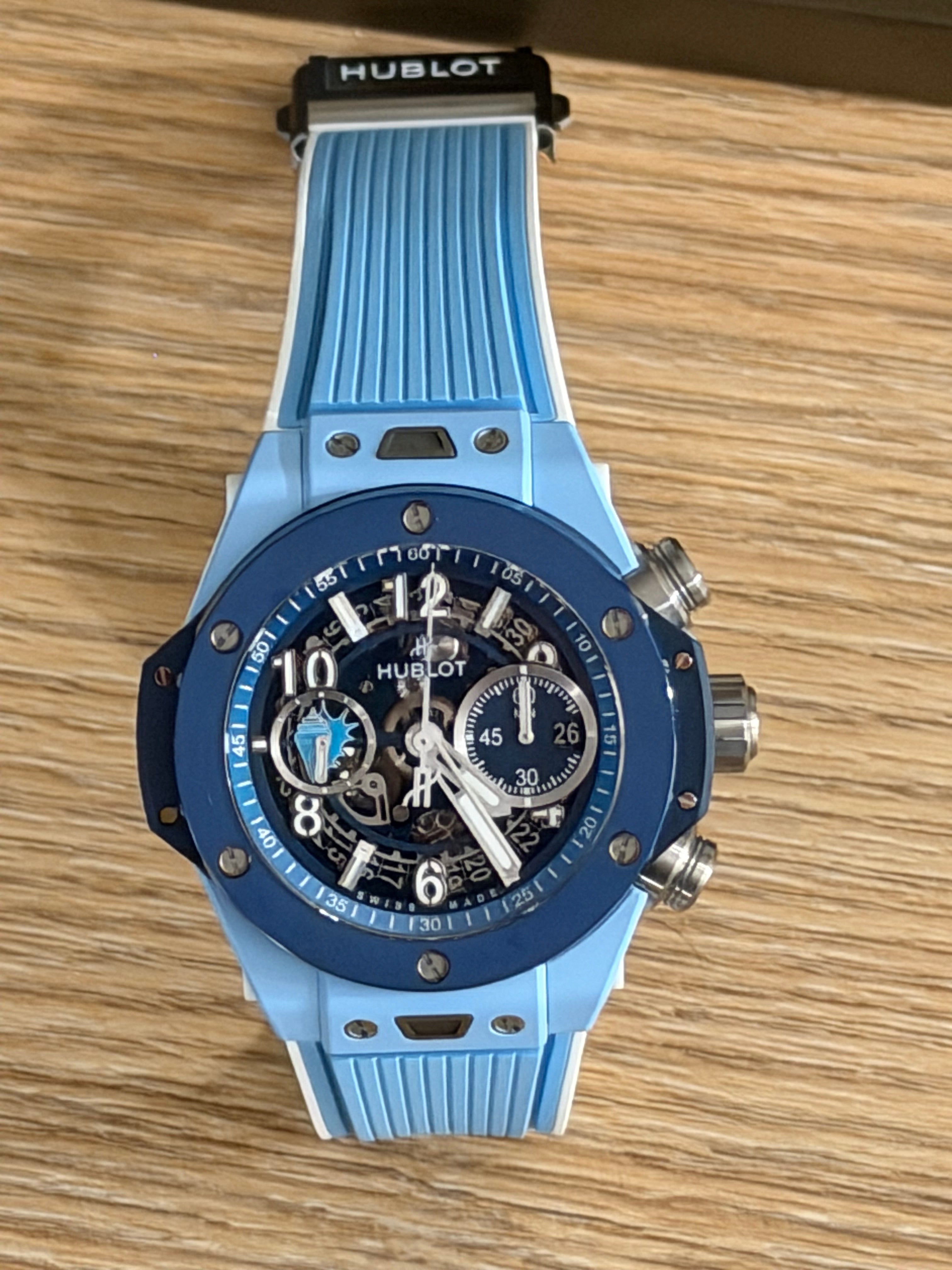 Hublot Big Bang Unico Blue Ceramic Caribbean
